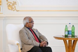 President Ilham Aliyev met with President of Mauritius