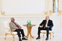 President Ilham Aliyev met with President of Mauritius