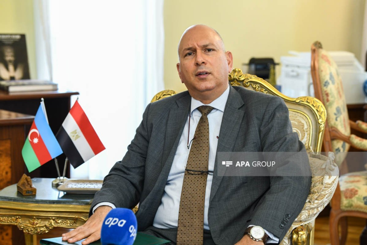 Ambassador Extraordinary and Plenipotentiary of the Arab Republic of Egypt to Azerbaijan, Hossam El-Din Effat Mustafa Reda