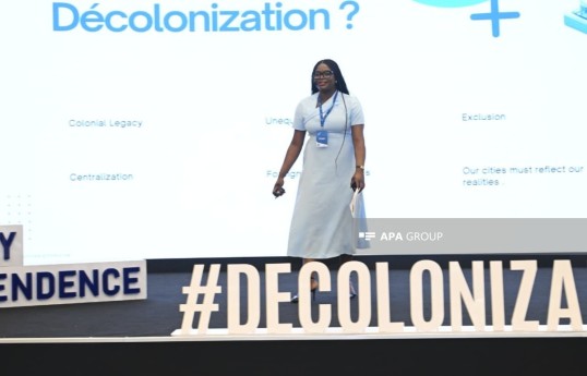 Momo Marline Mylene, a representative from French Guiana and head of the media organization “Kwakproduction”