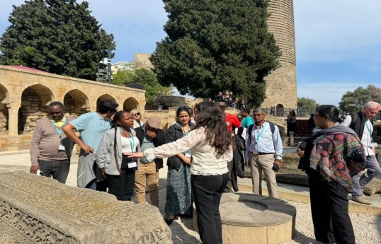 Media tour organized for foreign media representatives to some locations in Baku