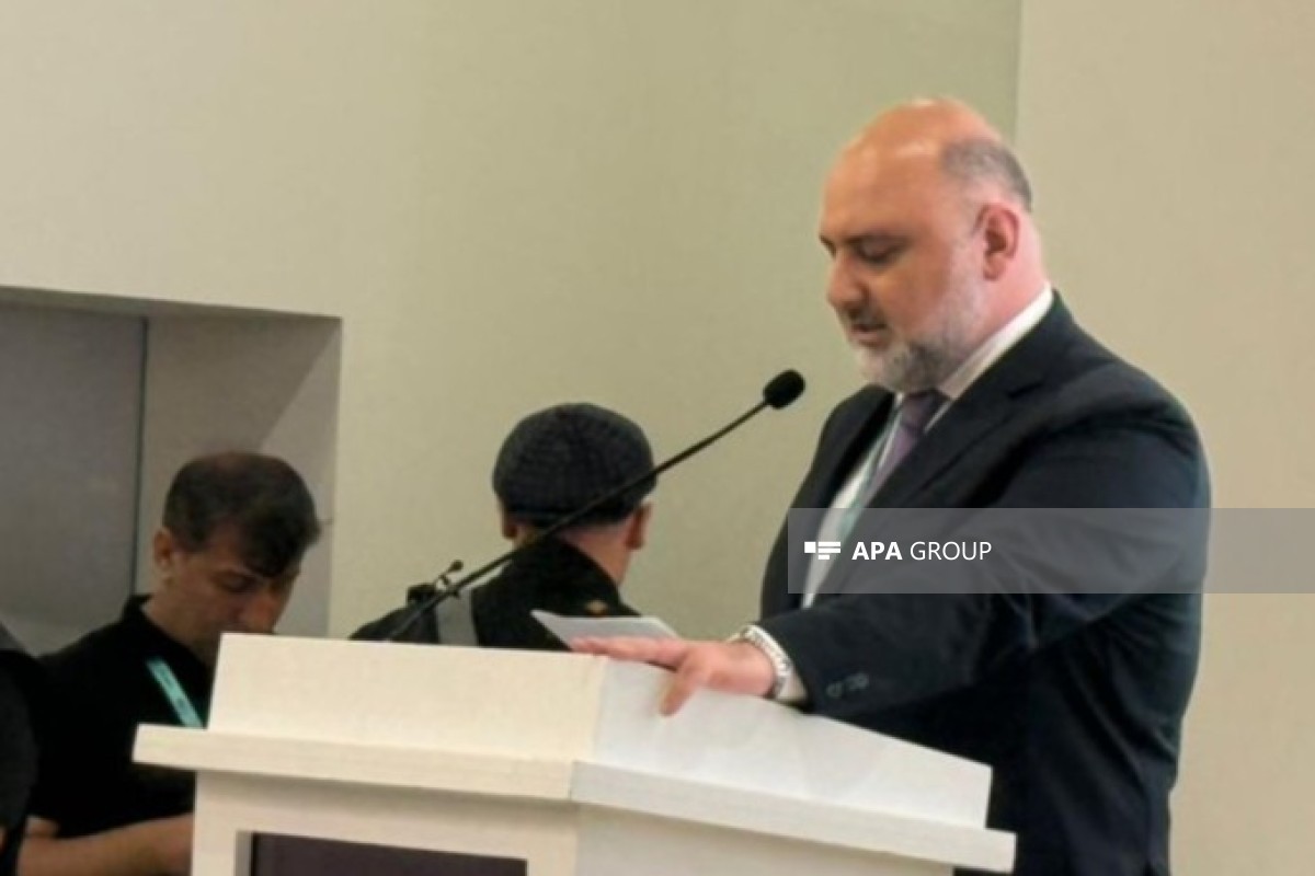Riyad Gasimov of the Main Department of Architecture and Urban Planning of Baku under the State Committee on Urban Planning and Architecture