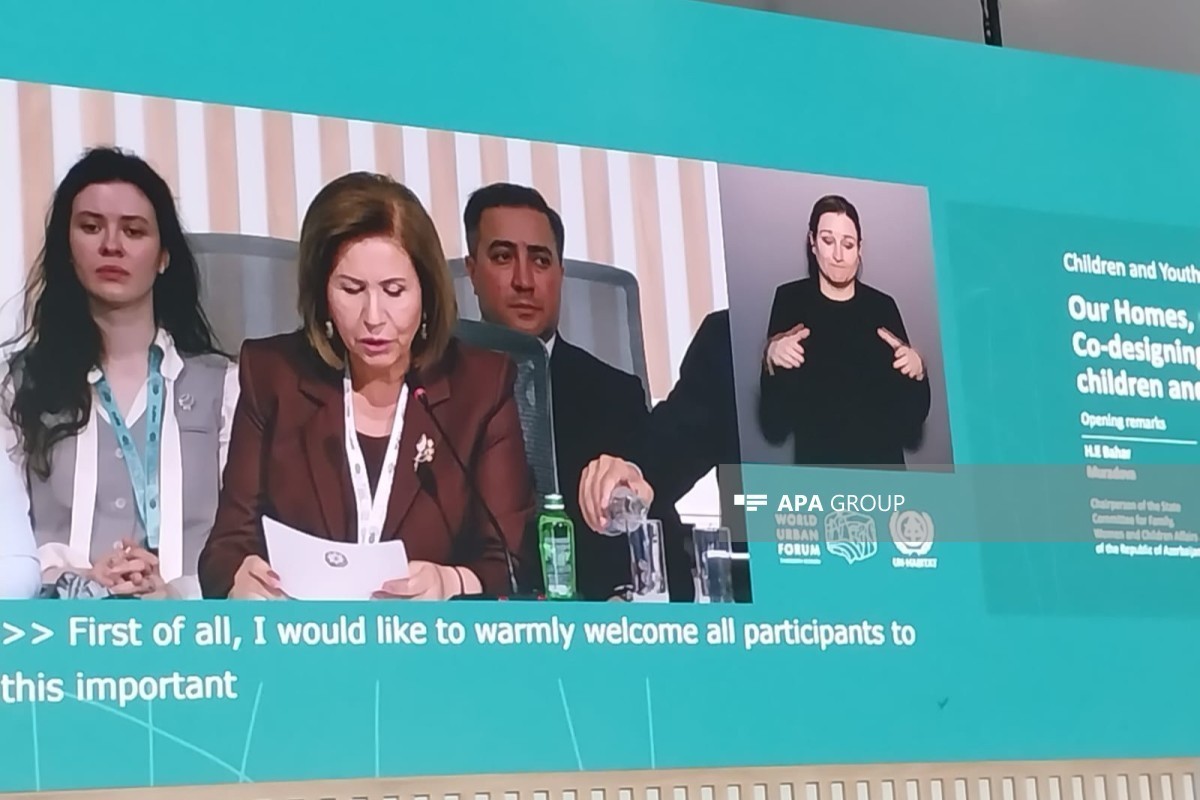 Bahar Muradova, Chairperson of the State Committee for Family, Women and Children Affairs