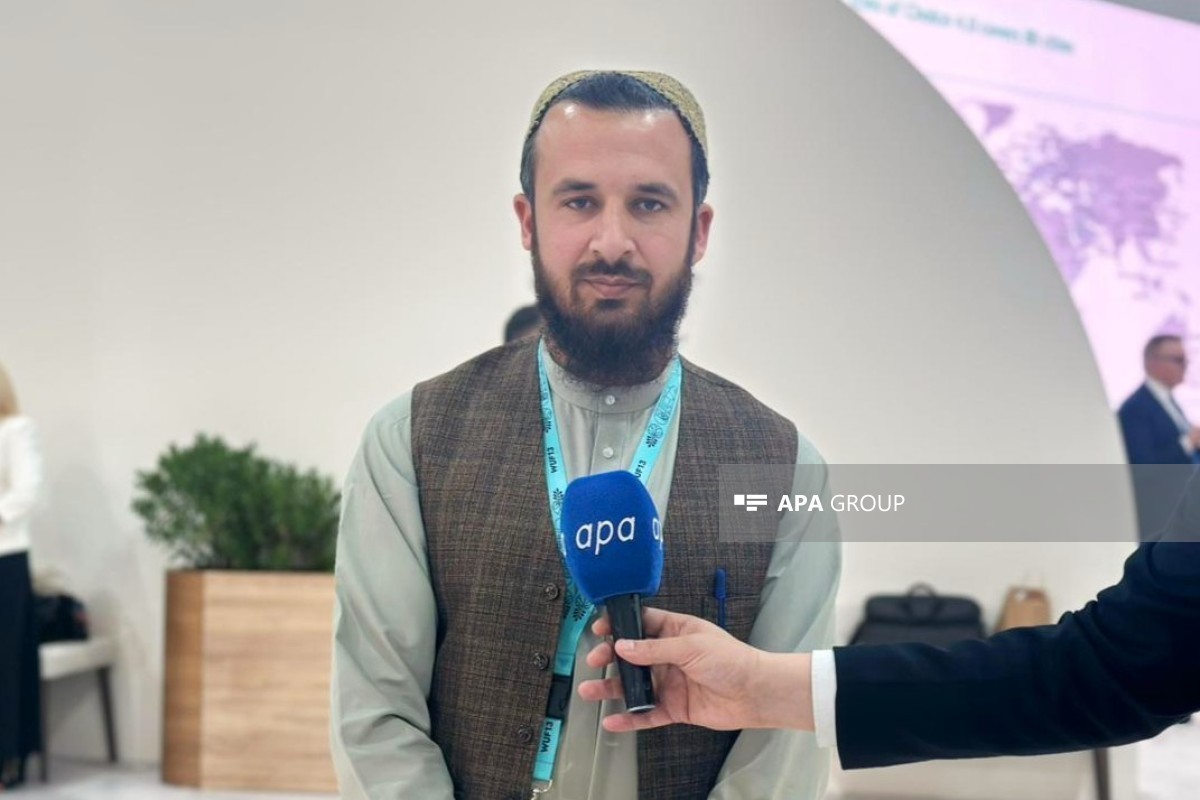 Javidullah Hamed, Director for Sustainable Development at Afghanistan’s National Environmental Protection Agency