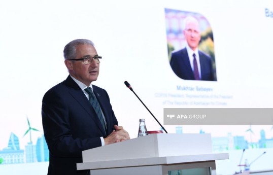 Mukhtar Babayev, Representative of the President of the Republic of Azerbaijan on Climate Issues