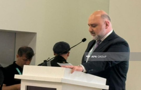 Riyad Gasimov of the Main Department of Architecture and Urban Planning of Baku under the State Committee on Urban Planning and Architecture