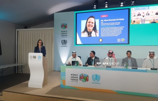 Aline Machado Da Matta, Head of the UN-Habitat Geneva Office and the United Nations Innovation Technology Accelerator for Cities (UNITAC)