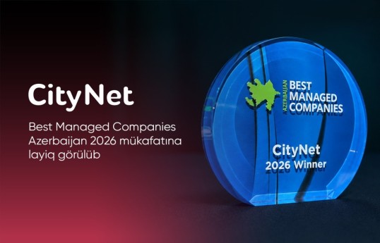 CityNet honored with Best Managed Companies Azerbaijan 2026 award - PHOTO 