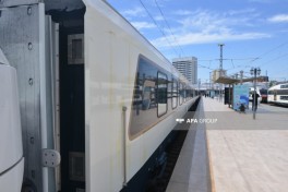 Baku–Tbilisi train has a passenger capacity of 118 people - PHOTO 