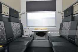 Baku–Tbilisi train has a passenger capacity of 118 people - PHOTO 