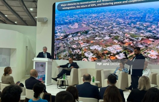 Vugar Suleymanov: Mine contamination delays restoration process, civilians remain at risk