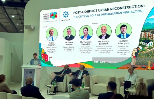 Mine issue discussed at event held within WUF13 framework