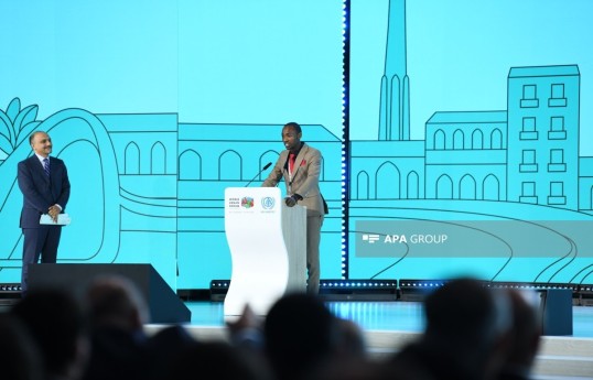 Jonathan Oriki Some, a member of the UN-Habitat Youth Advisory Board