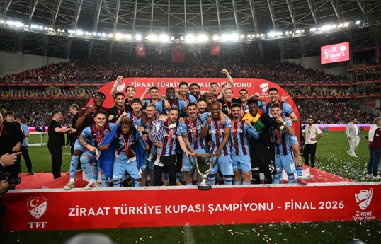 Trabzonspor wins Turkish Cup, seals European spots for Super Lig clubs