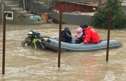 Floods caused by heavy rains in Chechnya and Dagestan leave one dead, two injured