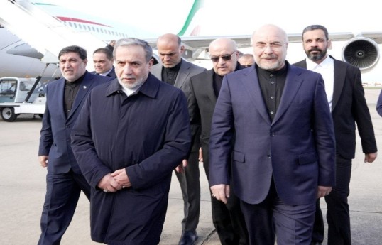 Foreign Minister Abbas Araghchi, Parliament Speaker Mohammad Bagher Ghalibaf
