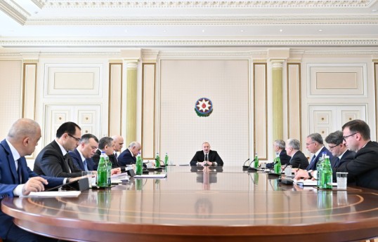 President Ilham Aliyev: I do not recall it raining like this in Baku during the month of May, unfortunately, this sometimes causes complications