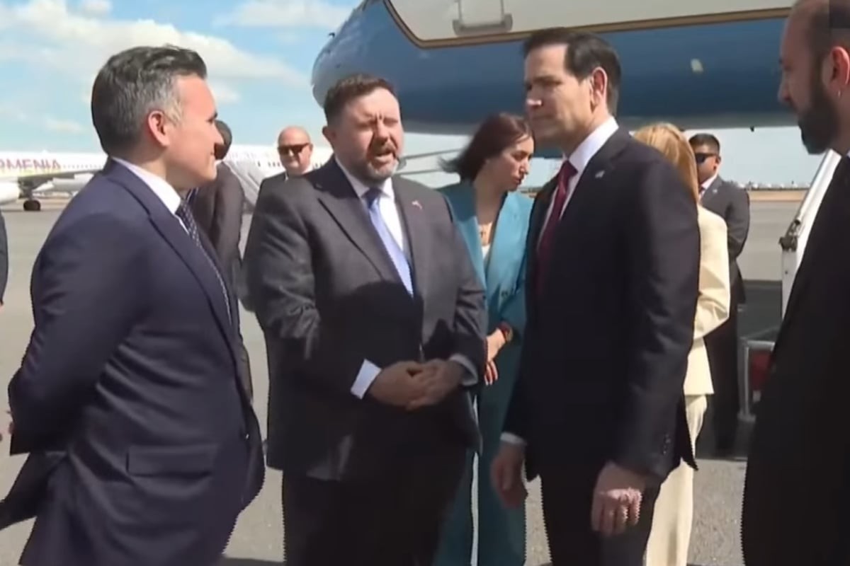 US Secretary of State Marco Rubio arrives in Armenia - PHOTO 