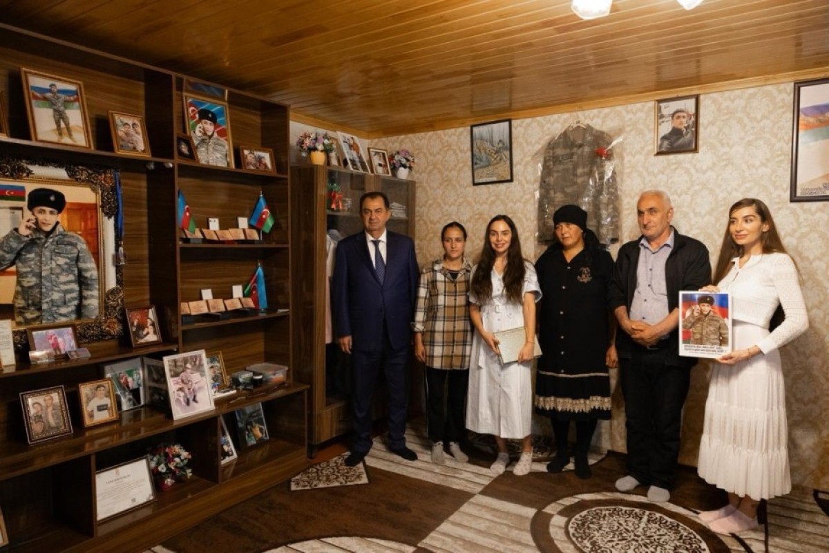 Leyla Aliyeva and Arzu Aliyeva visit martyr’s family in Lankaran