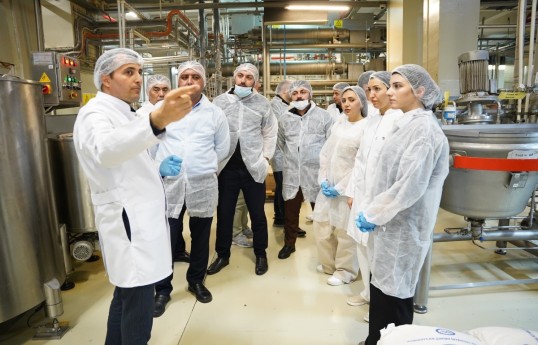 Media representatives visit “Ulduz” factory promoting “Made in Azerbaijan” brand worldwide - PHOTO 