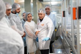 Media representatives visit “Ulduz” factory promoting “Made in Azerbaijan” brand worldwide - PHOTO 