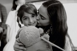 Leyla Aliyeva and Arzu Aliyeva visit orphanage in Lankaran