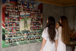 Leyla Aliyeva and Arzu Aliyeva visit martyr’s family in Lankaran