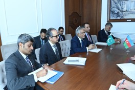 Azerbaijani FM meets with Pakistani counterpart