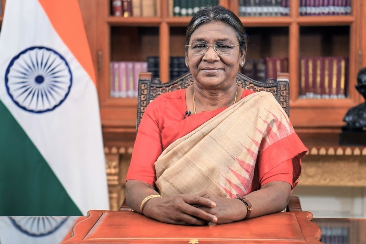 President of the Republic of India Droupadi Murmu