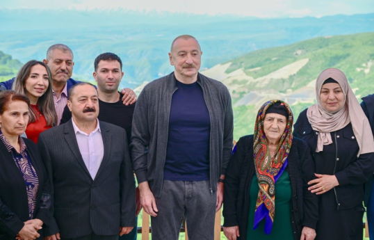 Video highlighting President Ilham Aliyev's visit to Shusha shared on his social media accounts