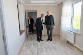President Ilham Aliyev inspected progress of developments in Boyuk Galaderesi village of Shusha and met with residents - PHOTO  - UPDATED 