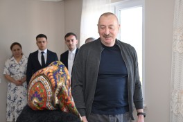 President Ilham Aliyev inspected progress of developments in Boyuk Galaderesi village of Shusha and met with residents - PHOTO  - UPDATED 