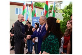 President Ilham Aliyev inspected progress of developments in Boyuk Galaderesi village of Shusha and met with residents - PHOTO  - UPDATED 