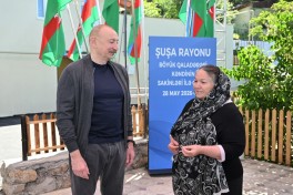 President Ilham Aliyev inspected progress of developments in Boyuk Galaderesi village of Shusha and met with residents - PHOTO  - UPDATED 