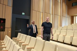 President Ilham Aliyev attends opening of Cultural Center following major overhaul in Khankendi