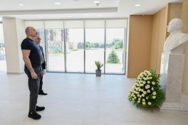 President Ilham Aliyev attends opening of Cultural Center following major overhaul in Khankendi