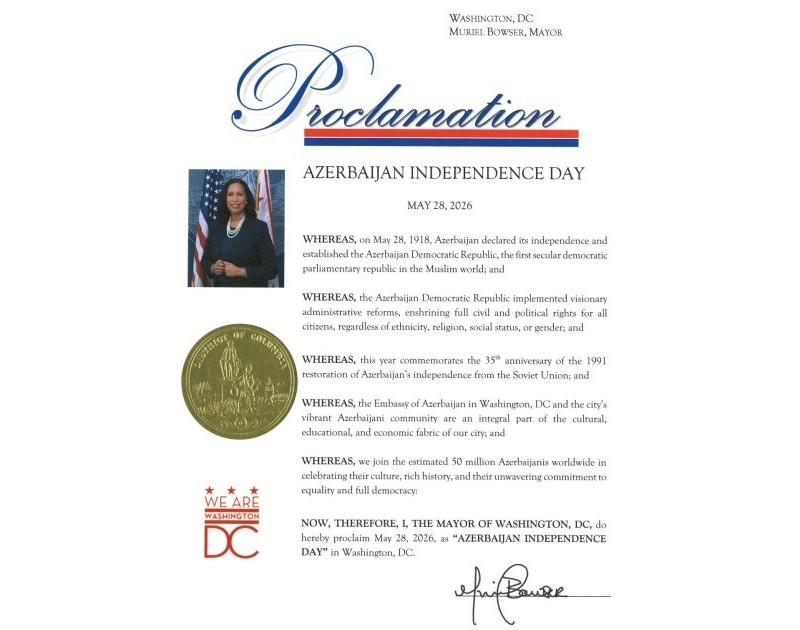 US states and cities sign proclamations on the occasion of Azerbaijan’s Independence Day