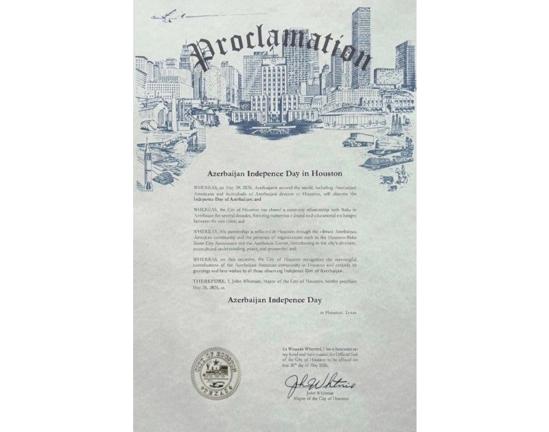 US states and cities sign proclamations on the occasion of Azerbaijan’s Independence Day