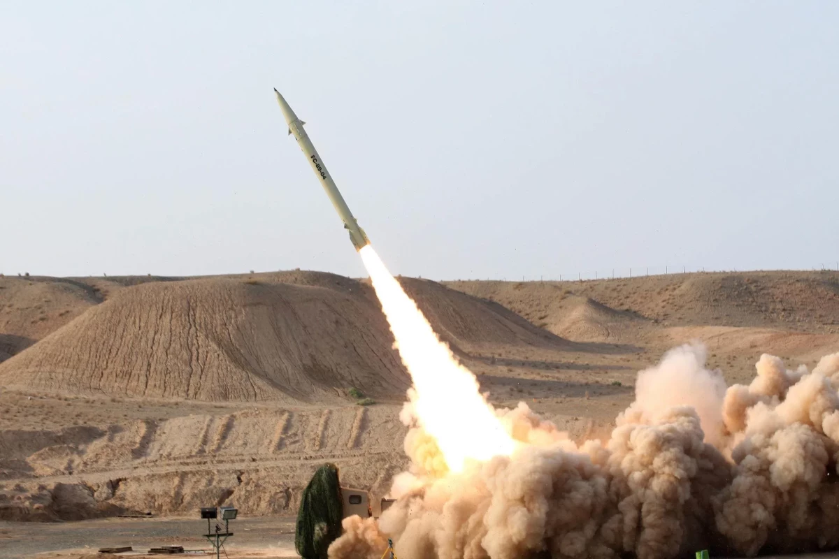 Iran fires missile salvo from country’s south