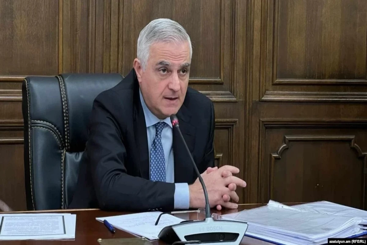 Armenian Deputy Prime Minister Mher Grigoryan