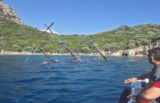 Tour boat carrying 110 passengers sank in Marmaris