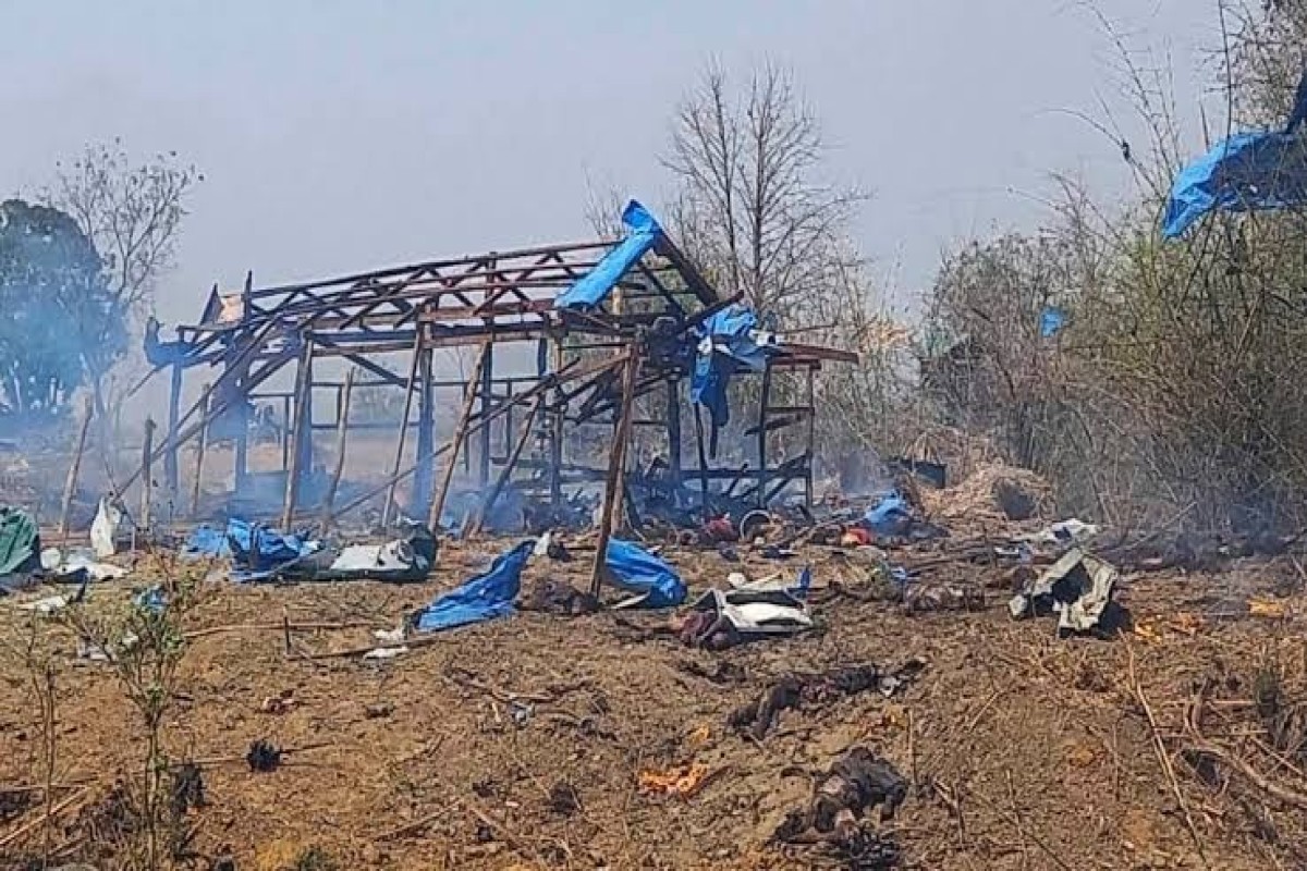Blast in Myanmar village reportedly kills 55 and injures dozens more