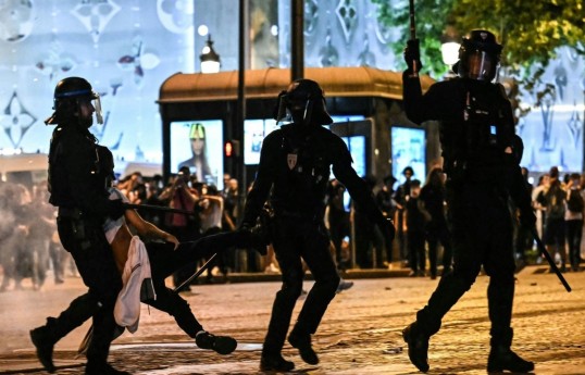 780 people were arrested in France during riots following PSG's Champions League victory