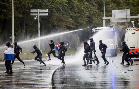 34 people were detained at youth protest in The Hague