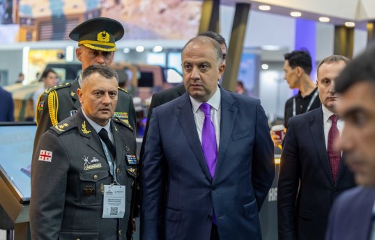 Georgian defense minister visits Azerbaijan