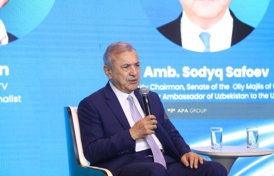 First Deputy Chairman of the Senate of the Oliy Majlis of Uzbekistan Sadig Safoyev