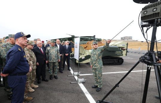 Türkiye’s military leadership inspects weapons and equipment at exercise in Shusha-PHOTO 