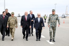 Distinguished Visitors Day of Azerbaijan-Türkiye-Uzbekistan joint military exercise held in Khojavand - VIDEO 