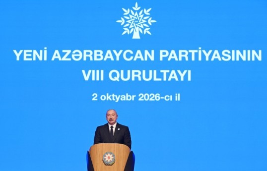 President Ilham Aliyev: New Azerbaijan Party is largest political force in South Caucasus