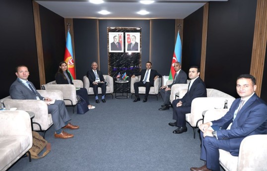 Azerbaijan’s Defense Ministry Director General holds meetings at ADEX 2026-PHOTO 